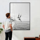 Ocean Dive Wall Art – Summer Splash Canvas Print, Waves & by MyGreatCanvas | Canvas Wall Art Prints | Photo Prints & Wall Decor