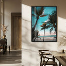 Palm Trees Wall Art Canvas Print – Framed Tropical Beach by MyGreatCanvas | Canvas Wall Art Prints | Photo Prints & Wall Decor