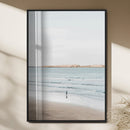 Minimalist Beach Wall Art Canvas Print – Framed Soft Blue by MyGreatCanvas | Canvas Wall Art Prints | Photo Prints & Wall Decor