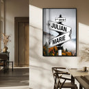 Personalized Street Sign Art Canvas Print by MyGreatCanvas | Canvas Wall Art Prints | Photo Prints & Wall Decor