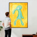 Squidward Tentacles Wall Art Canvas Print – Bold and Brash by MyGreatCanvas | Canvas Wall Art Prints | Photo Prints & Wall Decor