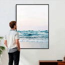 Ocean Wave Wall Art Canvas Print, Minimal Seascape by MyGreatCanvas | Canvas Wall Art Prints | Photo Prints & Wall Decor