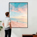 Pastel Beach Wall Art Canvas Print – Soft Coastal by MyGreatCanvas | Canvas Wall Art Prints | Photo Prints & Wall Decor