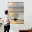 Sea Turtle Hatchling Wall Art Canvas Print – Soft Coastal by MyGreatCanvas | Canvas Wall Art Prints | Photo Prints & Wall Decor