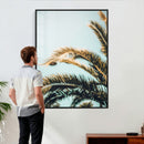 Palm Leaves Wall Art Canvas Print, Minimal Tropical Palm by MyGreatCanvas | Canvas Wall Art Prints | Photo Prints & Wall Decor
