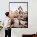 Joshua Tree Desert Wall Art Canvas Print, Minimal Southwest by MyGreatCanvas | Canvas Wall Art Prints | Photo Prints & Wall Decor