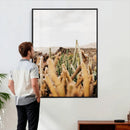 Minimal Desert Cactus Wall Art Canvas Print, Neutral by MyGreatCanvas | Canvas Wall Art Prints | Photo Prints & Wall Decor