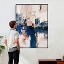 Abstract Navy Blue Wall Art Canvas Print by MyGreatCanvas | Canvas Wall Art Prints | Photo Prints & Wall Decor