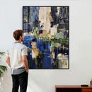 Abstract Dark Blue Wall Art Canvas Print by MyGreatCanvas | Canvas Wall Art Prints | Photo Prints & Wall Decor