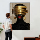 Abstract Afro American Women Wall Art Canvas Print by MyGreatCanvas | Canvas Wall Art Prints | Photo Prints & Wall Decor