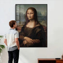 Funny Bathroom Canvas Wall Art Print, Mona Lisa Clothespin by MyGreatCanvas | Canvas Wall Art Prints | Photo Prints & Wall Decor