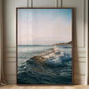 Ocean Waves Wall Art Canvas Print – Framed Coastal Serenity