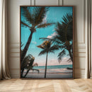 Palm Trees Wall Art Canvas Print – Framed Tropical Beach by MyGreatCanvas | Canvas Wall Art Prints | Photo Prints & Wall Decor