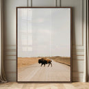 Bison Crossing Wall Art Canvas Print – Framed Western by MyGreatCanvas | Canvas Wall Art Prints | Photo Prints & Wall Decor