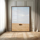 Minimalist Nature Wall Art Canvas Print – Framed Bison by MyGreatCanvas | Canvas Wall Art Prints | Photo Prints & Wall Decor