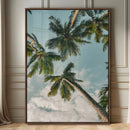 Tropical Palm Trees Wall Art Canvas Print – Coastal Nature