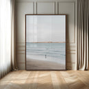 Minimalist Beach Wall Art Canvas Print – Framed Soft Blue by MyGreatCanvas | Canvas Wall Art Prints | Photo Prints & Wall Decor