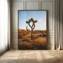 Joshua Tree Wall Art Canvas Print – Framed Golden Hour