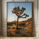 Joshua Tree Wall Art Canvas Print – Framed Desert Sunset