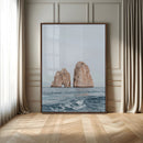 Majestic Sea Rock Wall Art – Framed Coastal Landscape Canvas by MyGreatCanvas | Canvas Wall Art Prints | Photo Prints & Wall Decor