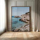 Clear Blue Water Beach Wall Art – Framed Rocky Cove Canvas by MyGreatCanvas | Canvas Wall Art Prints | Photo Prints & Wall Decor