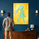 Squidward Tentacles Wall Art Canvas Print – Bold and Brash by MyGreatCanvas | Canvas Wall Art Prints | Photo Prints & Wall Decor