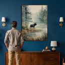 Watercolor Abstract Moose Wall Art Canvas Print – Wildlife by MyGreatCanvas | Canvas Wall Art Prints | Photo Prints & Wall Decor
