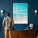 Aerial Turquoise Beach Wall Art Canvas Print – Minimal by MyGreatCanvas | Canvas Wall Art Prints | Photo Prints & Wall Decor