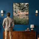 Flamingo Wall Art Canvas Print, Tropical Wildlife Scene by MyGreatCanvas | Canvas Wall Art Prints | Photo Prints & Wall Decor