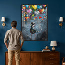 Banksy Balloon Canvas, Banksy Graffiti Art, Balloon Poster, by MyGreatCanvas | Canvas Wall Art Prints | Photo Prints & Wall Decor