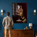 Black Woman Holding Elegant Wine Glass Art, Black Girl Art, by MyGreatCanvas | Canvas Wall Art Prints | Photo Prints & Wall Decor