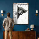 Funny Highland Cow Bathroom Wall Art Canvas Print, Are You by MyGreatCanvas | Canvas Wall Art Prints | Photo Prints & Wall Decor
