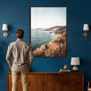 Coastal Cliffs Canvas Wall Art, Ocean Shoreline Photography by MyGreatCanvas | Canvas Wall Art Prints | Photo Prints & Wall Decor