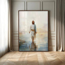 Jesus Walking on Water Wall Art Canvas Print, Christian Wall by MyGreatCanvas | Canvas Wall Art Prints | Photo Prints & Wall Decor