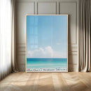 Turquoise Ocean Wall Art Canvas Print – Framed Coastal by MyGreatCanvas | Canvas Wall Art Prints | Photo Prints & Wall Decor