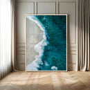 Aerial Ocean View Wall Art Canvas Print – Framed Coastal by MyGreatCanvas | Canvas Wall Art Prints | Photo Prints & Wall Decor