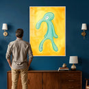 Squidward Tentacles Wall Art Canvas Print – Bold and Brash by MyGreatCanvas | Canvas Wall Art Prints | Photo Prints & Wall Decor
