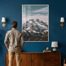 Alpine Mountain Landscape Wall Art Canvas Print, Snowy Peak by MyGreatCanvas | Canvas Wall Art Prints | Photo Prints & Wall Decor