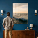 Ocean Wave Wall Art Canvas Print, Calm Coastal Nature by MyGreatCanvas | Canvas Wall Art Prints | Photo Prints & Wall Decor