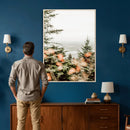 Fall Forest Wall Art Canvas Print – Soft Evergreen Woodland by MyGreatCanvas | Canvas Wall Art Prints | Photo Prints & Wall Decor