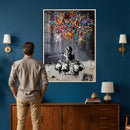 Banksy Inspired Boy Wall Art Canvas Print, Graffiti Balloon by MyGreatCanvas | Canvas Wall Art Prints | Photo Prints & Wall Decor