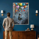 Banksy Balloon Canvas, Banksy Graffiti Art, Balloon Poster, by MyGreatCanvas | Canvas Wall Art Prints | Photo Prints & Wall Decor