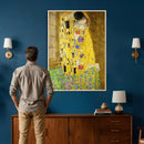 The Kiss Wall Art Canvas Print – Gustav Klimt The Kiss Gold by MyGreatCanvas | Canvas Wall Art Prints | Photo Prints & Wall Decor