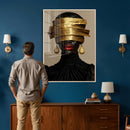 Abstract Afro American Women Wall Art Canvas Print by MyGreatCanvas | Canvas Wall Art Prints | Photo Prints & Wall Decor