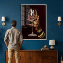 Black Woman Holding Elegant Wine Glass Art, Black Girl Art, by MyGreatCanvas | Canvas Wall Art Prints | Photo Prints & Wall Decor