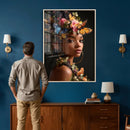 Butterfly Crown Gold Woman Portrait — Monarch Queen Canvas by MyGreatCanvas | Canvas Wall Art Prints | Photo Prints & Wall Decor