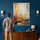 Gold Abstract Canvas Wall Art, Luxury Textured Style Gold by MyGreatCanvas | Canvas Wall Art Prints | Photo Prints & Wall Decor