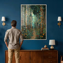 Gustav Klimt Style Forest Canvas Wall Art, Golden Forest by MyGreatCanvas | Canvas Wall Art Prints | Photo Prints & Wall Decor