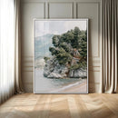 Beach Trees Wall Art Canvas Print – Framed Earthy Beachside