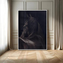 Black Horse Wall Art Canvas Print – Framed Moody Horse by MyGreatCanvas | Canvas Wall Art Prints | Photo Prints & Wall Decor